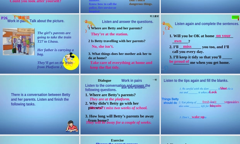 山东省潍坊高新技术产业开发区东明学校九年级英语上册 Module 4 Unit 1 I can look after myselfalthough it won’t be easy for me课件.ppt