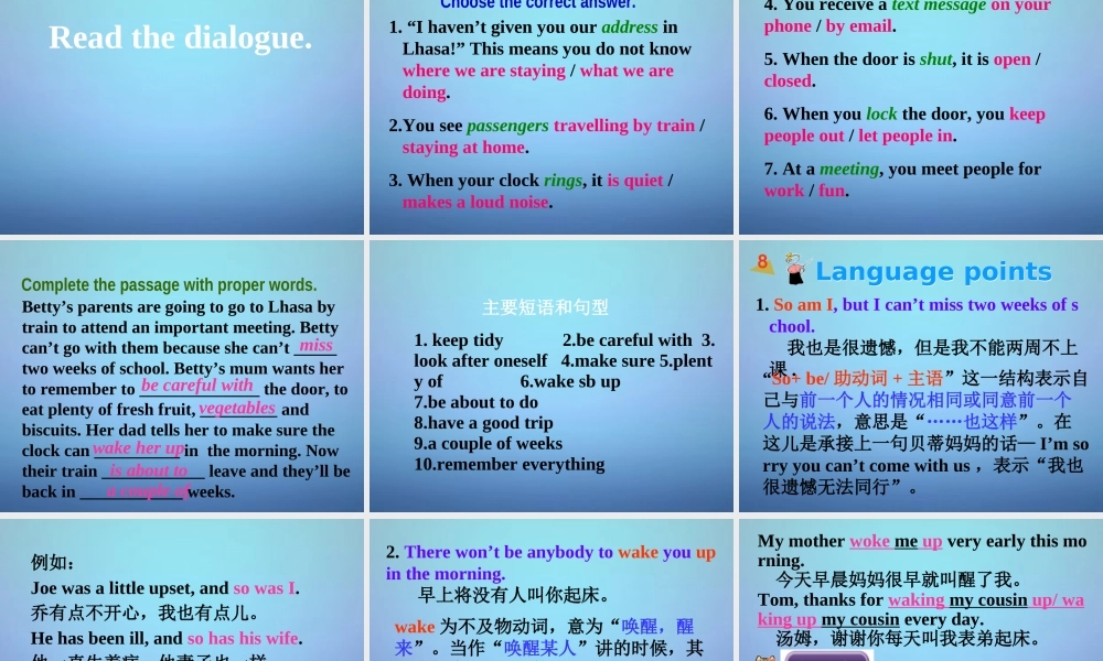 山东省潍坊高新技术产业开发区东明学校九年级英语上册 Module 4 Unit 1 I can look after myselfalthough it won’t be easy for me课件.ppt