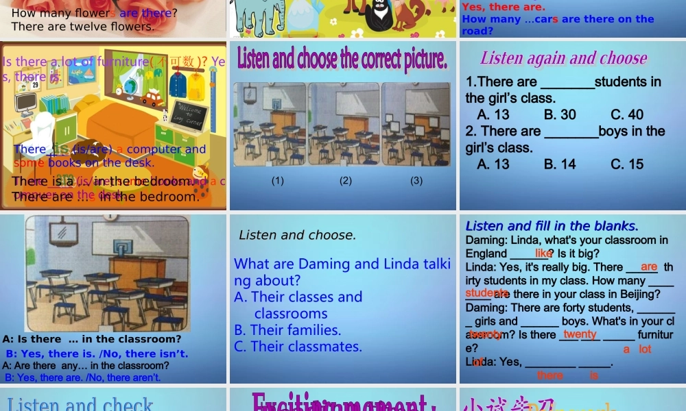 山东省潍坊高新技术产业开发区东明学校七年级英语上册 Module 3 Unit 1 There are thirty students in my class课件 （新版）外研版.ppt