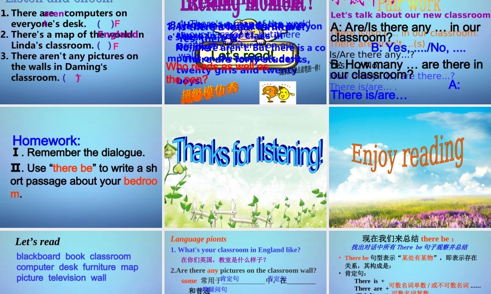 山东省潍坊高新技术产业开发区东明学校七年级英语上册 Module 3 Unit 1 There are thirty students in my class课件 （新版）外研版.ppt