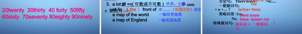 山东省潍坊高新技术产业开发区东明学校七年级英语上册 Module 3 Unit 1 There are thirty students in my class课件 （新版）外研版.ppt