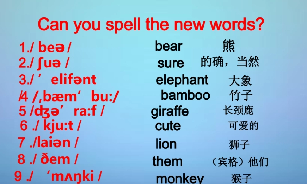 山东省潍坊高新技术产业开发区东明学校七年级英语上册 Module 6 Unit 1 Does it eat meat课件 （新版）外研版.ppt