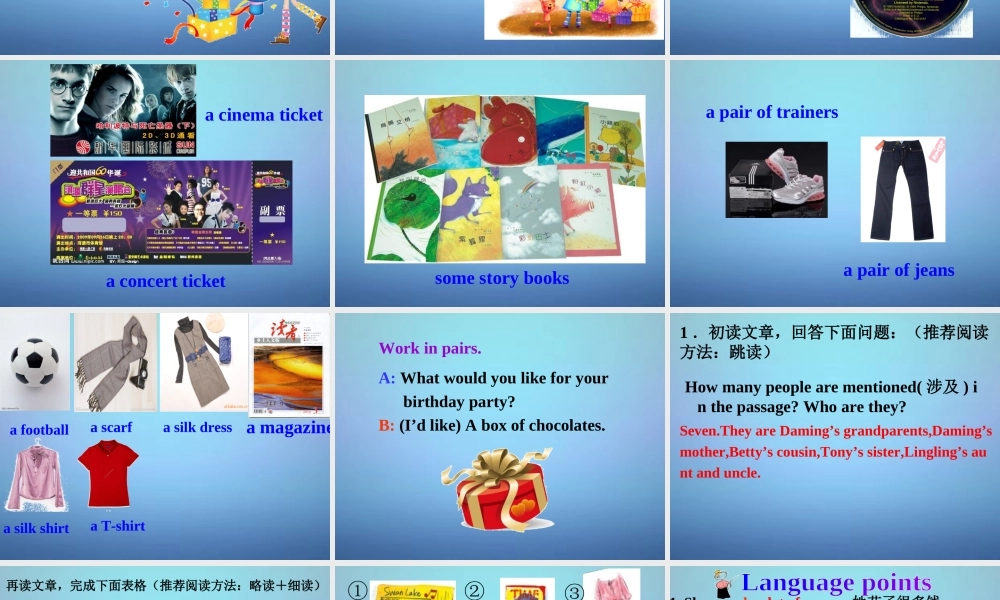 山东省潍坊高新技术产业开发区东明学校七年级英语上册 Module 8 Unit 2 She often goes to concerts课件 （新版）外研版.ppt