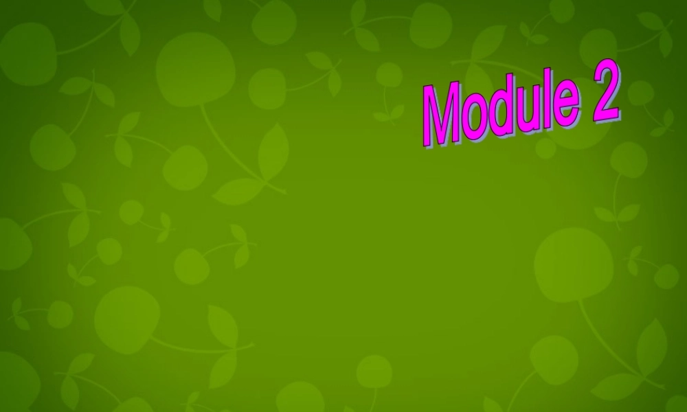 山东省潍坊高新技术产业开发区浞景学校八年级英语下册《Module 2 Unit 3 Language in use》课件 .ppt