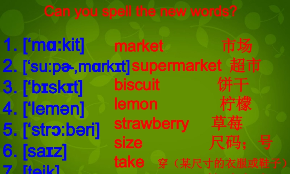 山东省潍坊高新技术产业开发区浞景学校七年级英语下册《Module 5 Unit 1 What can I do for you》课件 .ppt