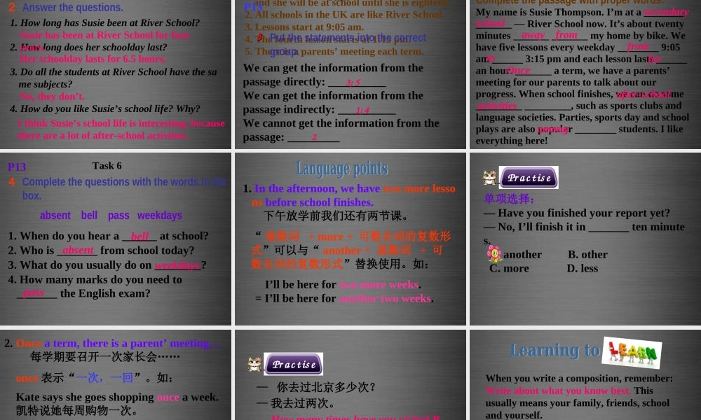 四川省华蓥市九年级英语下册《Module 2 Unit 2 What do I like best about school》课件 .ppt