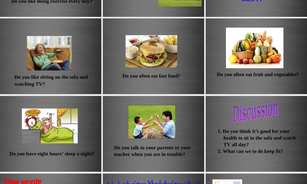 四川省华蓥市九年级英语下册《Module 5 Unit 2 Get off the sofa》课件 .ppt