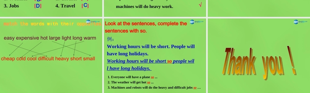 四川省华蓥市明月镇七年级英语下册 Module 4 Life in the future Unit 2 Every family will have a small plane课件1 .ppt