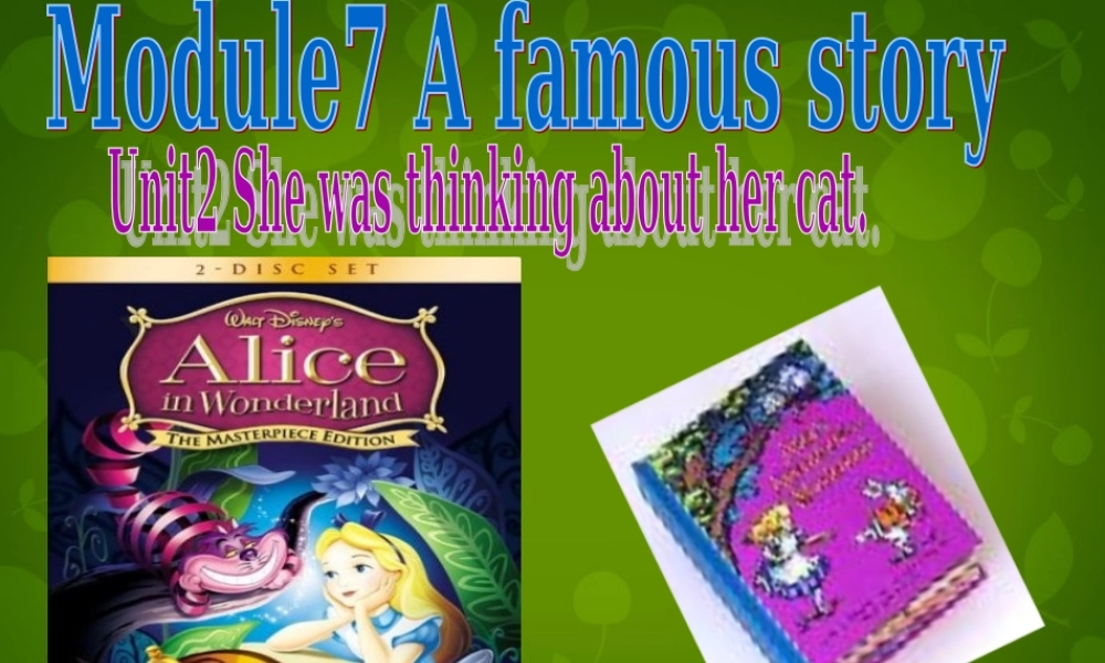 四川省华蓥市明月镇小学八年级英语上册 Module 7 Unit 2 She was thinking about her cat1课件 .ppt