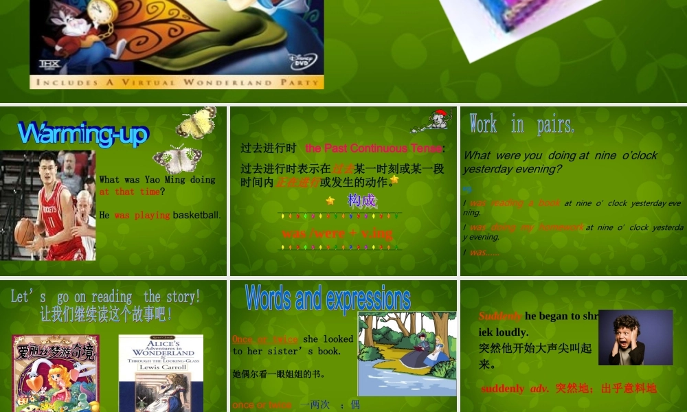 四川省华蓥市明月镇小学八年级英语上册 Module 7 Unit 2 She was thinking about her cat1课件 .ppt