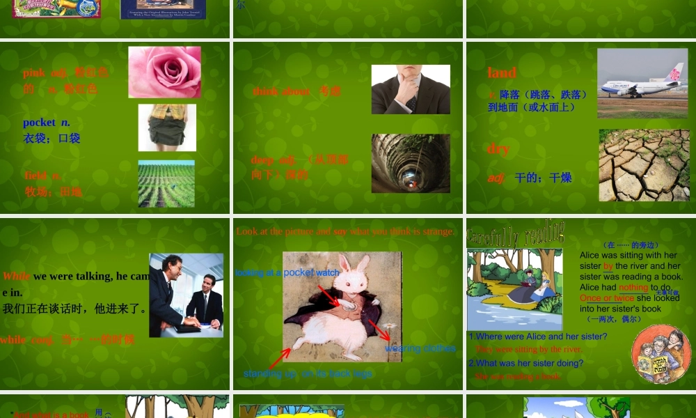 四川省华蓥市明月镇小学八年级英语上册 Module 7 Unit 2 She was thinking about her cat1课件 .ppt