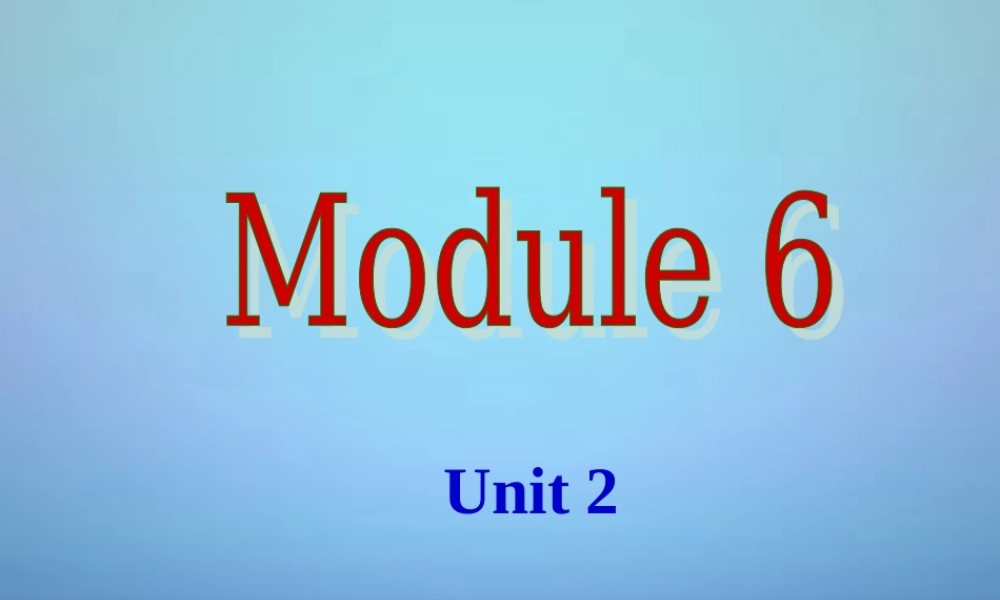 天津市宁河县造甲城中学七年级英语下册 Module 6 Unit 2 The London Eye is on your right课件1 .ppt