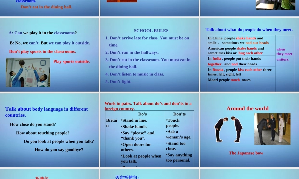 天津市宁河县造甲城中学七年级英语下册 Module 11 Unit 3 Language in use课件 .ppt