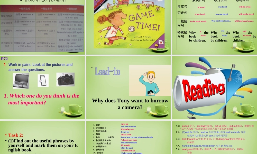 天津市武清区杨村第五中学九年级英语上册 Module 9 Unit 1 Will computers be used more than books in the future课件1.ppt