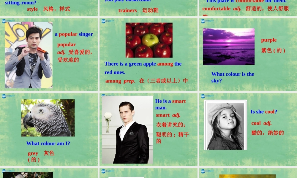 新七年级英语上册 Unit 8 Fashion Reading课件 .ppt