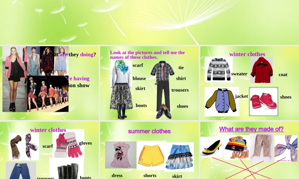 福建省福清第一中学七年级英语上册 Unit 8 Fashion课件 .ppt