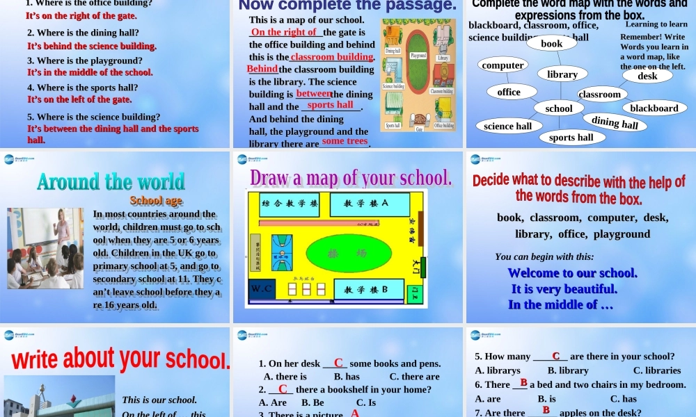 辽宁省凌海市石山初级中学七年级英语上册 Module 3 Unit 3 Language in use课件 （新版）外研版.ppt