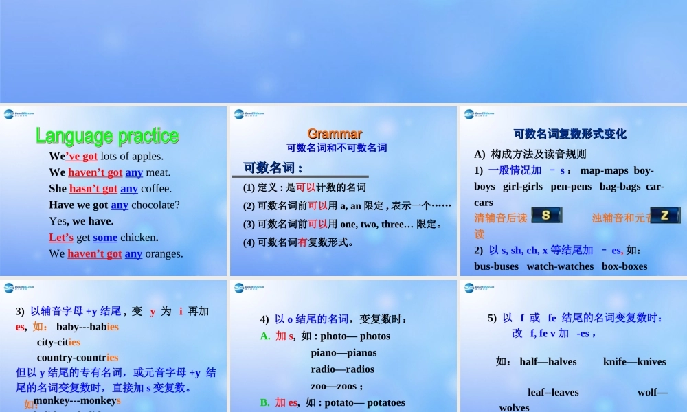 辽宁省凌海市石山初级中学七年级英语上册 Module 4 Unit 3 Language in use课件 （新版）外研版.ppt