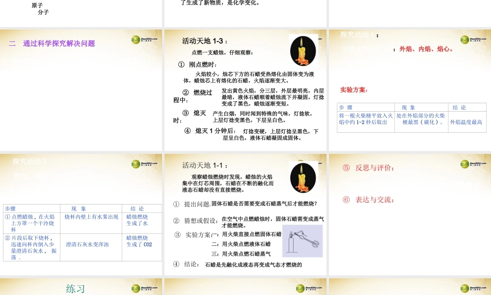 鲁教初中化学九上《1第2节 体验化学探究》PPT课件 (4).ppt