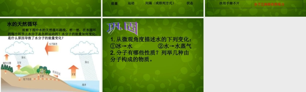 鲁教初中化学九上《2第1节 运动的水分子》PPT课件 (6).ppt