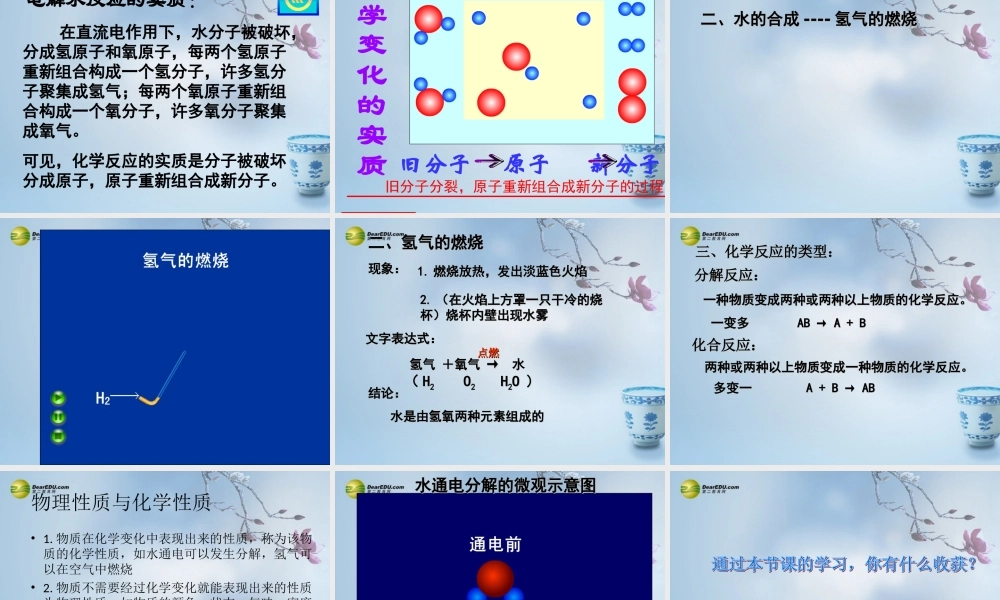 鲁教初中化学九上《2第2节 水分子的变化》PPT课件 (1).ppt