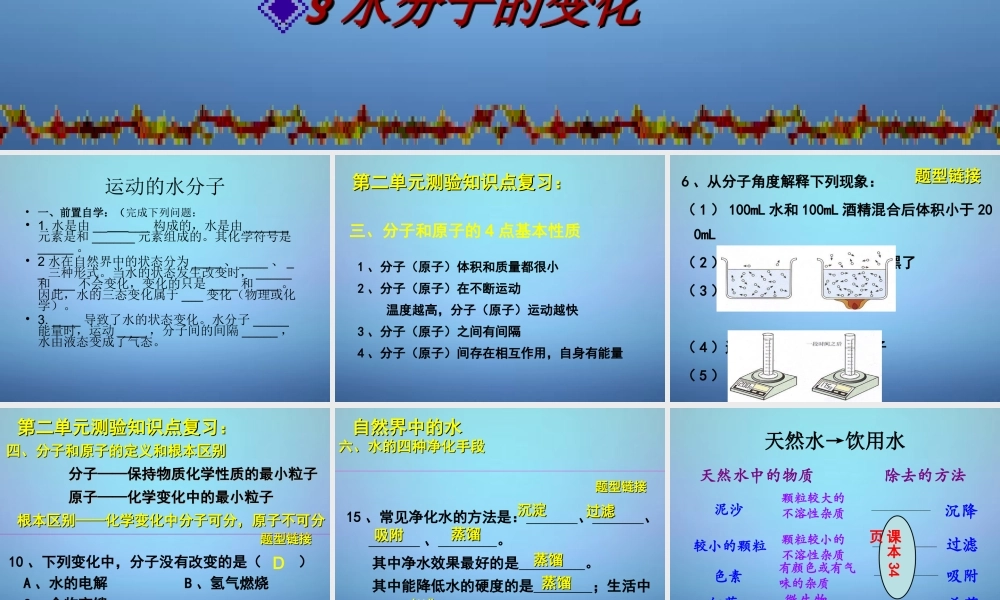 鲁教初中化学九上《2第2单元 探索水世界》PPT课件 (1).ppt