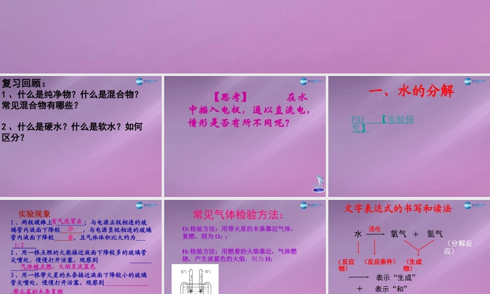 鲁教初中化学九上《2第2节 水分子的变化》PPT课件 (4).ppt