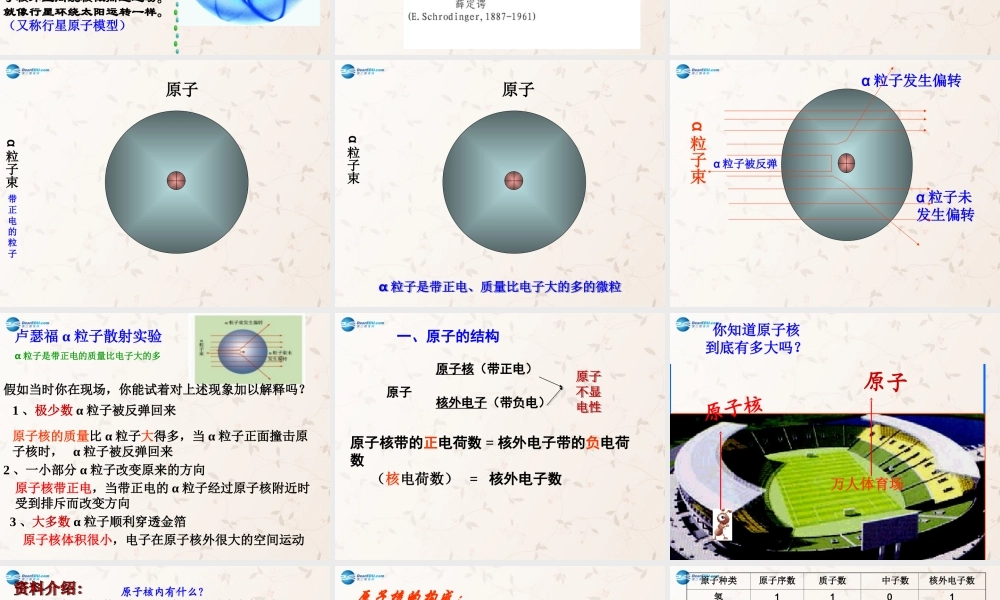 鲁教初中化学九上《2第3节 原子的构成》PPT课件 (3).ppt