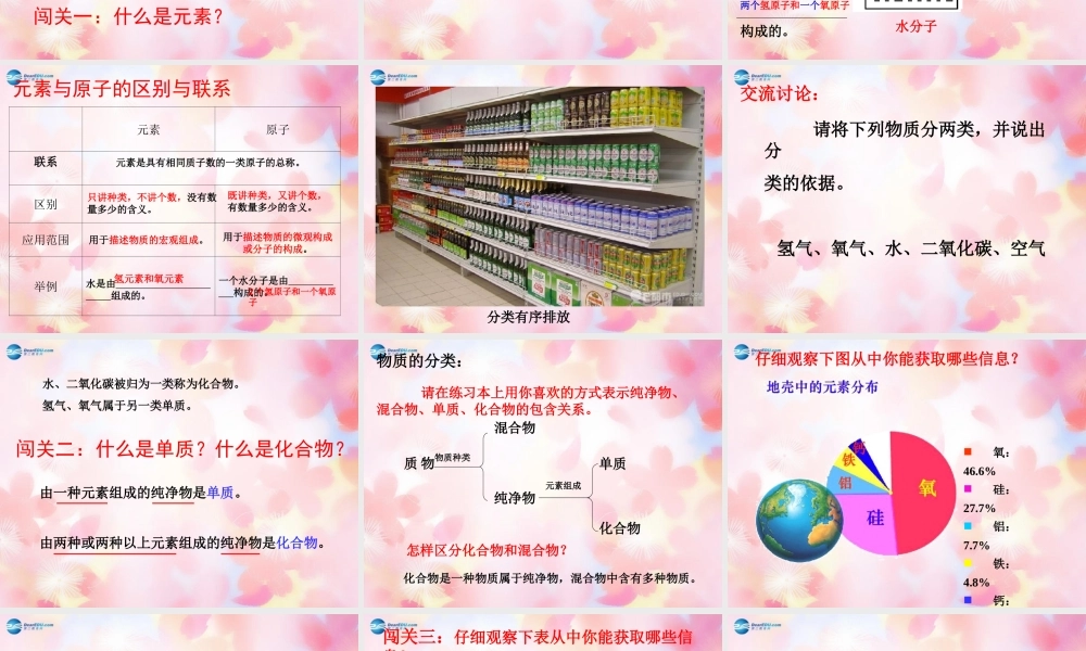 鲁教初中化学九上《2第4节 元素》PPT课件 (4).ppt