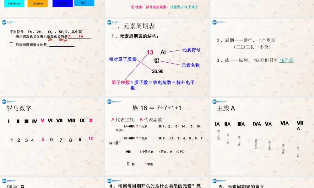 鲁教初中化学九上《2第4节 元素》PPT课件 (7).ppt