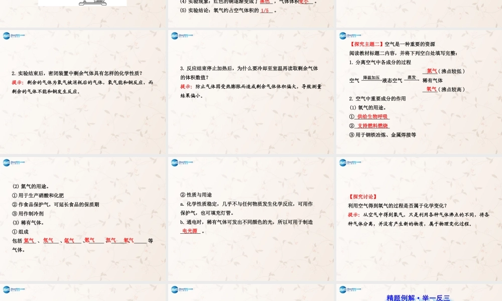 鲁教初中化学九上《4第1节 空气的成分》PPT课件 (6).ppt