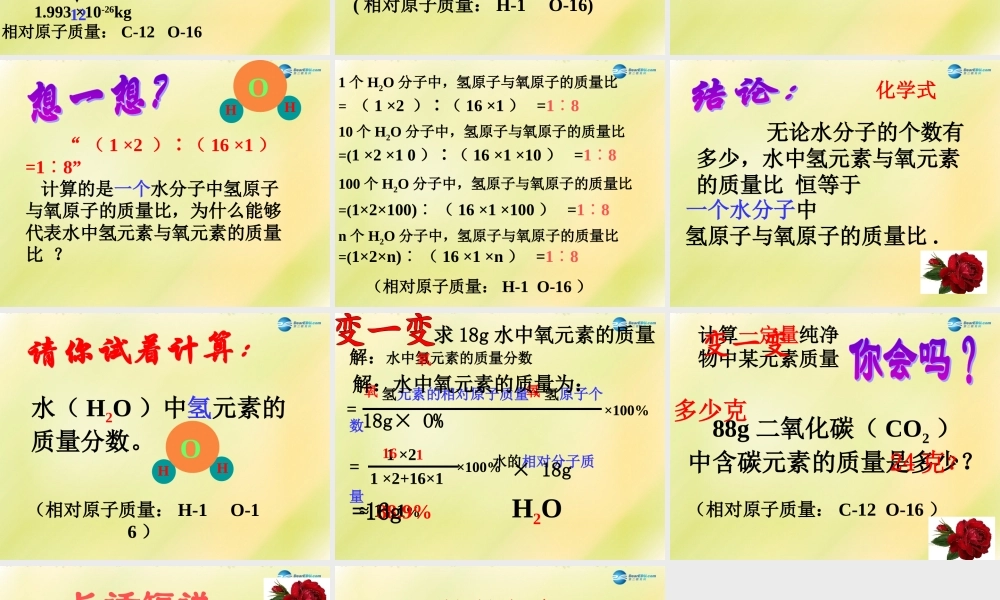 鲁教初中化学九上《4第2节 物质组成的表示》PPT课件 (11).ppt