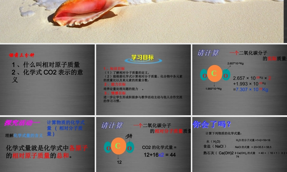 鲁教初中化学九上《4第2节 物质组成的表示》PPT课件 (9).ppt