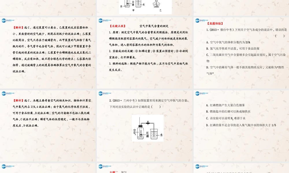 鲁教初中化学九上《4第4单元 我们周围的空气》PPT课件 (1).ppt