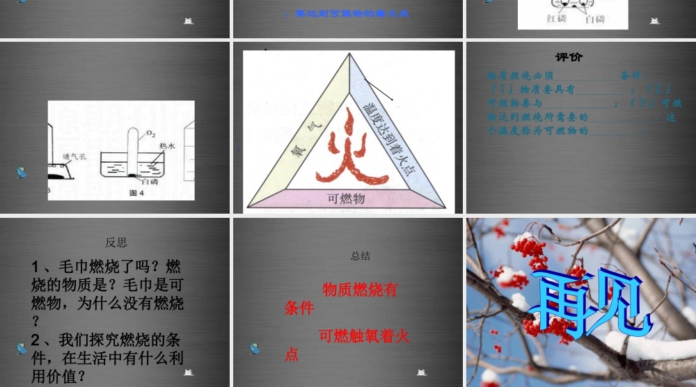 鲁教初中化学九上《5到实验室去：探究燃烧的条件》PPT课件.ppt