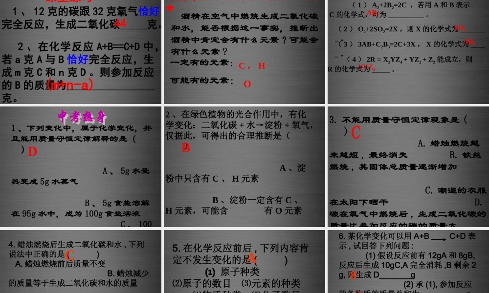 鲁教初中化学九上《5第2节 化学反应的表示》PPT课件 (3).ppt