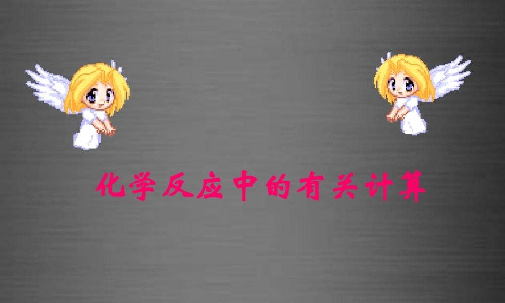 鲁教初中化学九上《5第3节 化学反应中的有关计算》PPT课件 (4).ppt