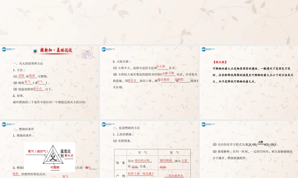 鲁教初中化学九上《6第1节 燃烧与灭火》PPT课件 (3).ppt