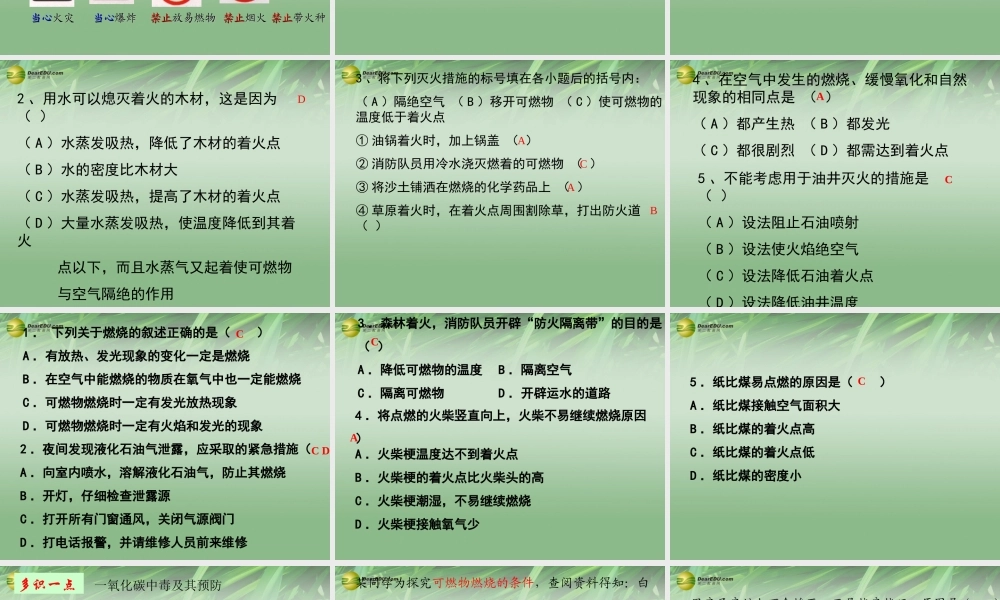 鲁教初中化学九上《6第1节 燃烧与灭火》PPT课件 (2).ppt