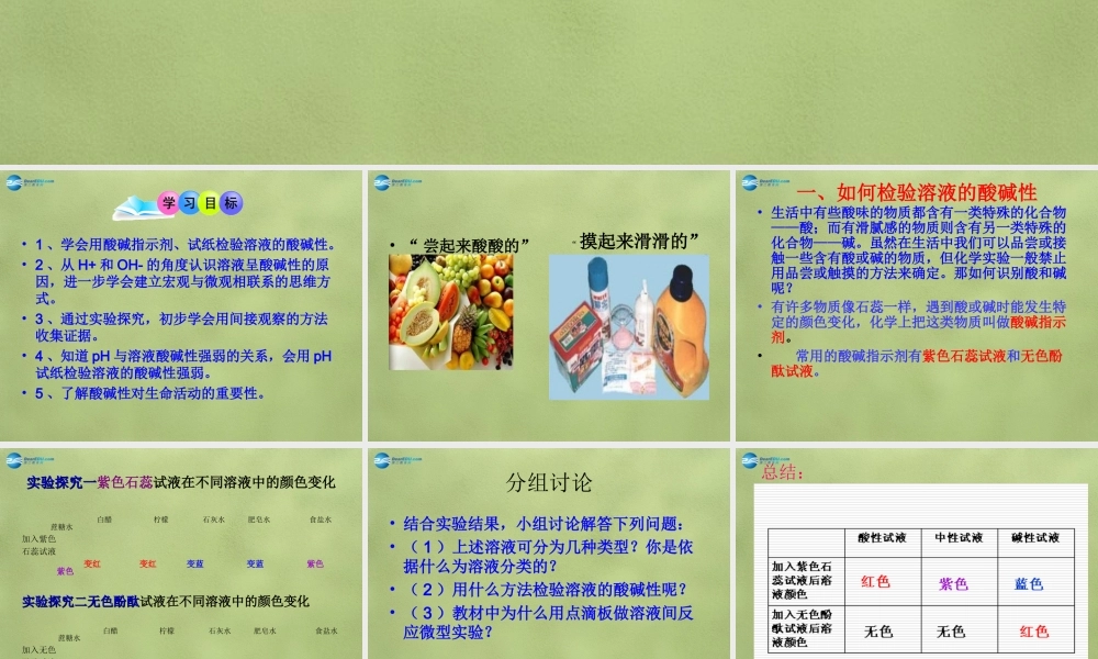 鲁教初中化学九下《7第3节 溶液的酸碱性》PPT课件 (3).ppt