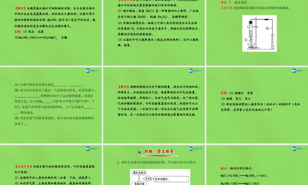 鲁教初中化学九下《8第1节 海洋化学资源》PPT课件 (3).ppt