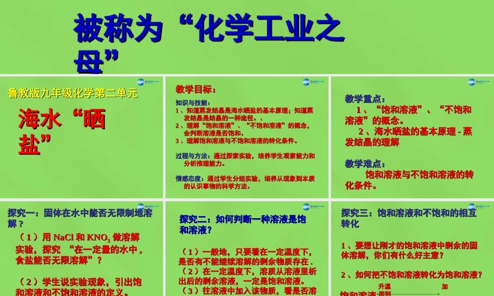 鲁教初中化学九下《8第2节 海水“晒盐“》PPT课件 (5).ppt