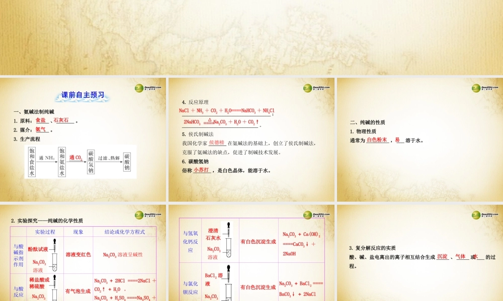 鲁教初中化学九下《8第3节 海水“制碱“》PPT课件 (1).ppt