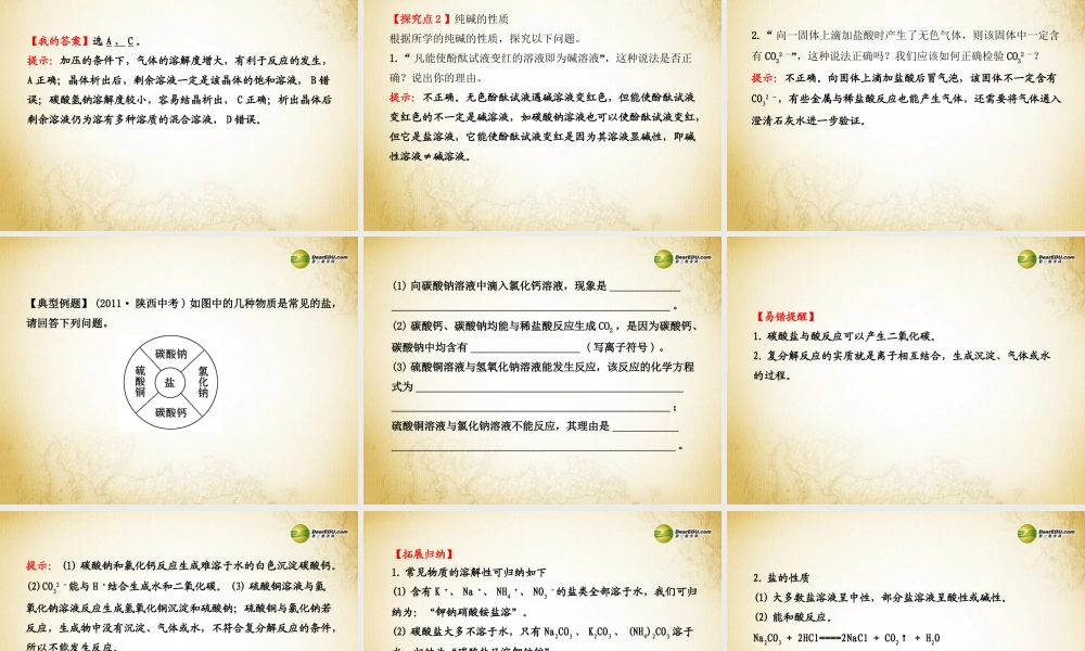 鲁教初中化学九下《8第3节 海水“制碱“》PPT课件 (1).ppt