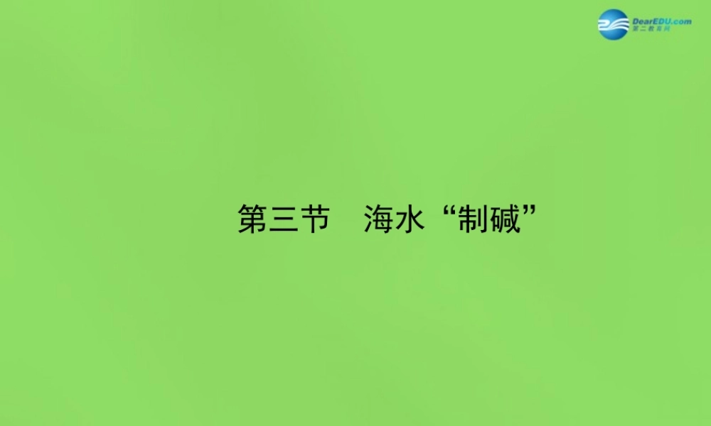 鲁教初中化学九下《8第3节 海水“制碱“》PPT课件 (2).ppt