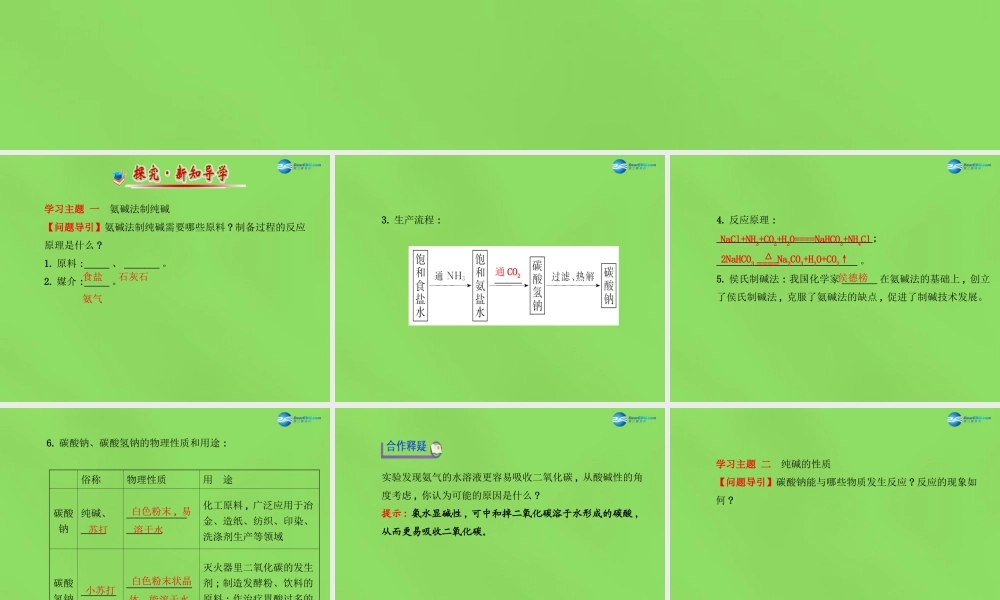 鲁教初中化学九下《8第3节 海水“制碱“》PPT课件 (2).ppt