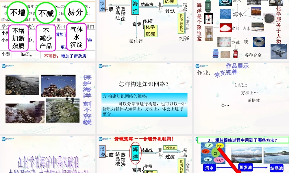 鲁教初中化学九下《8第8单元 海水中的化学》PPT课件 (2).ppt