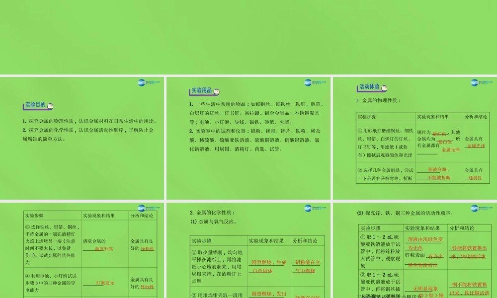 鲁教初中化学九下《9第2节 金属的化学性质》PPT课件 (4).ppt