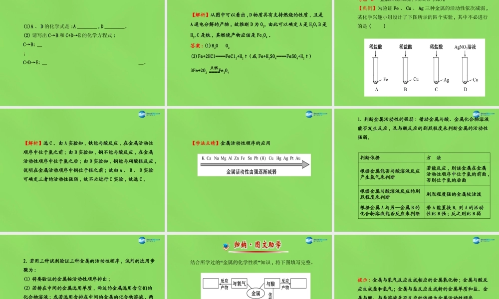鲁教初中化学九下《9第2节 金属的化学性质》PPT课件 (5).ppt