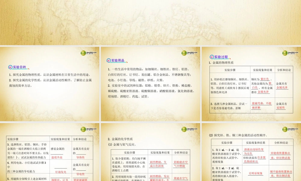 鲁教初中化学九下《9第2节 金属的化学性质》PPT课件 (3).ppt